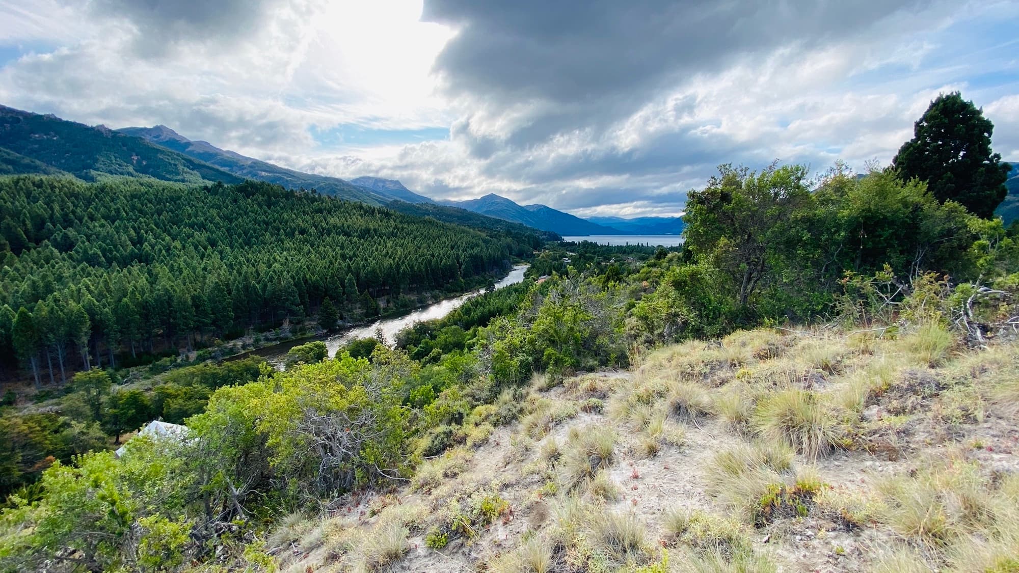 Paisaje de Villa Lago Meliquina